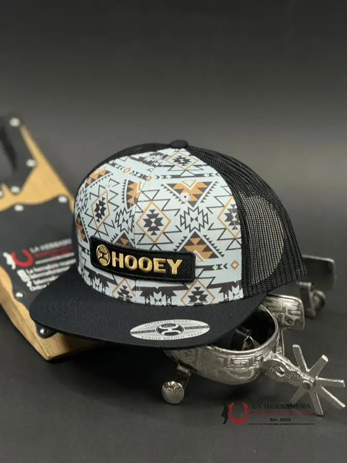 Hooey Tan Letter Aztec Black Cap Caps Mens Gorras Hombres