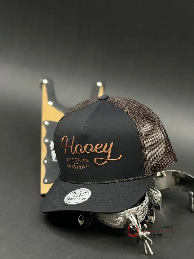 Hooey Two Tone Brown Black Cap Caps Mens Gorras Hombres