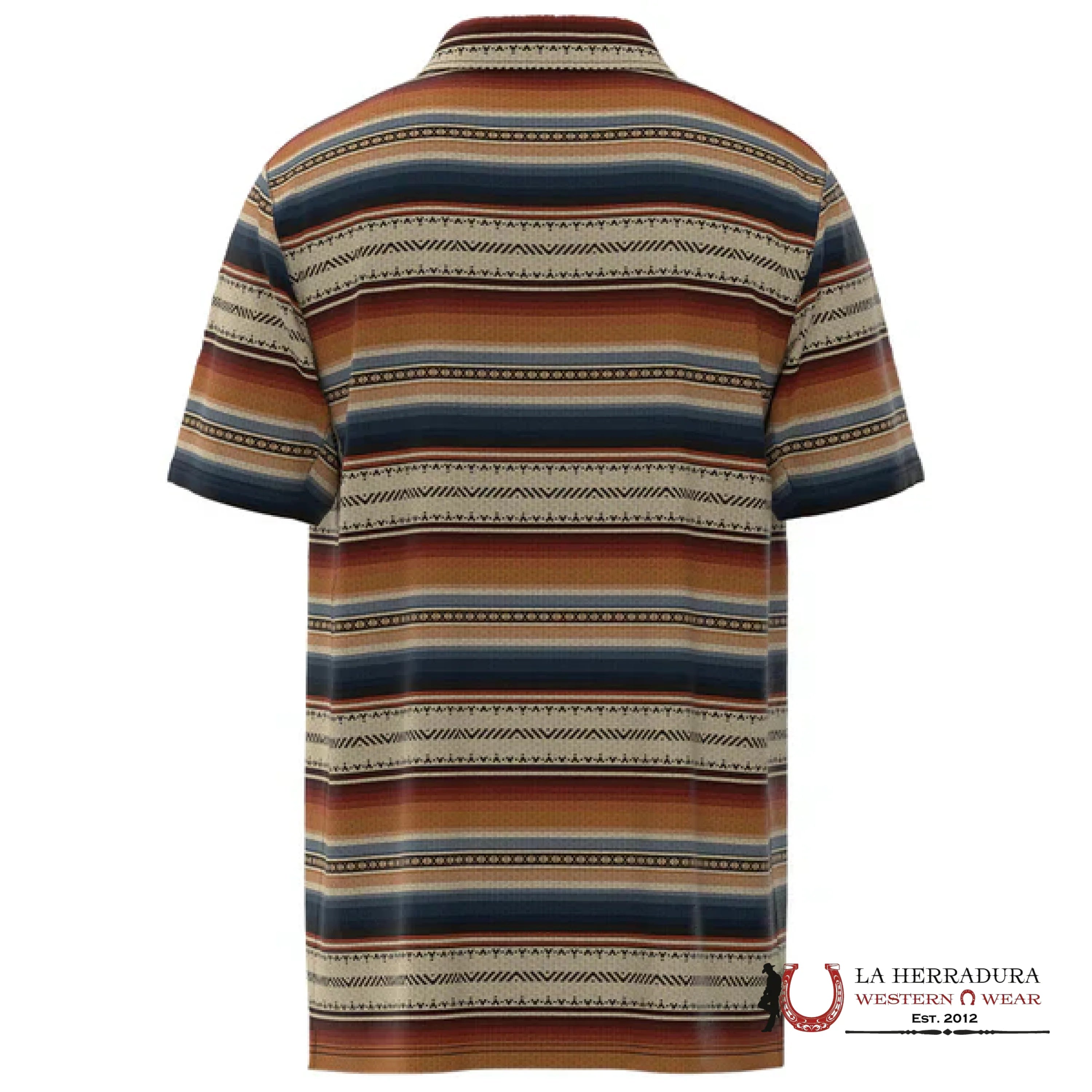 HOOEY Weekender Multi Color Serape Aztec Polo Short Sleeve Men Shirt ROPA HOMBRES