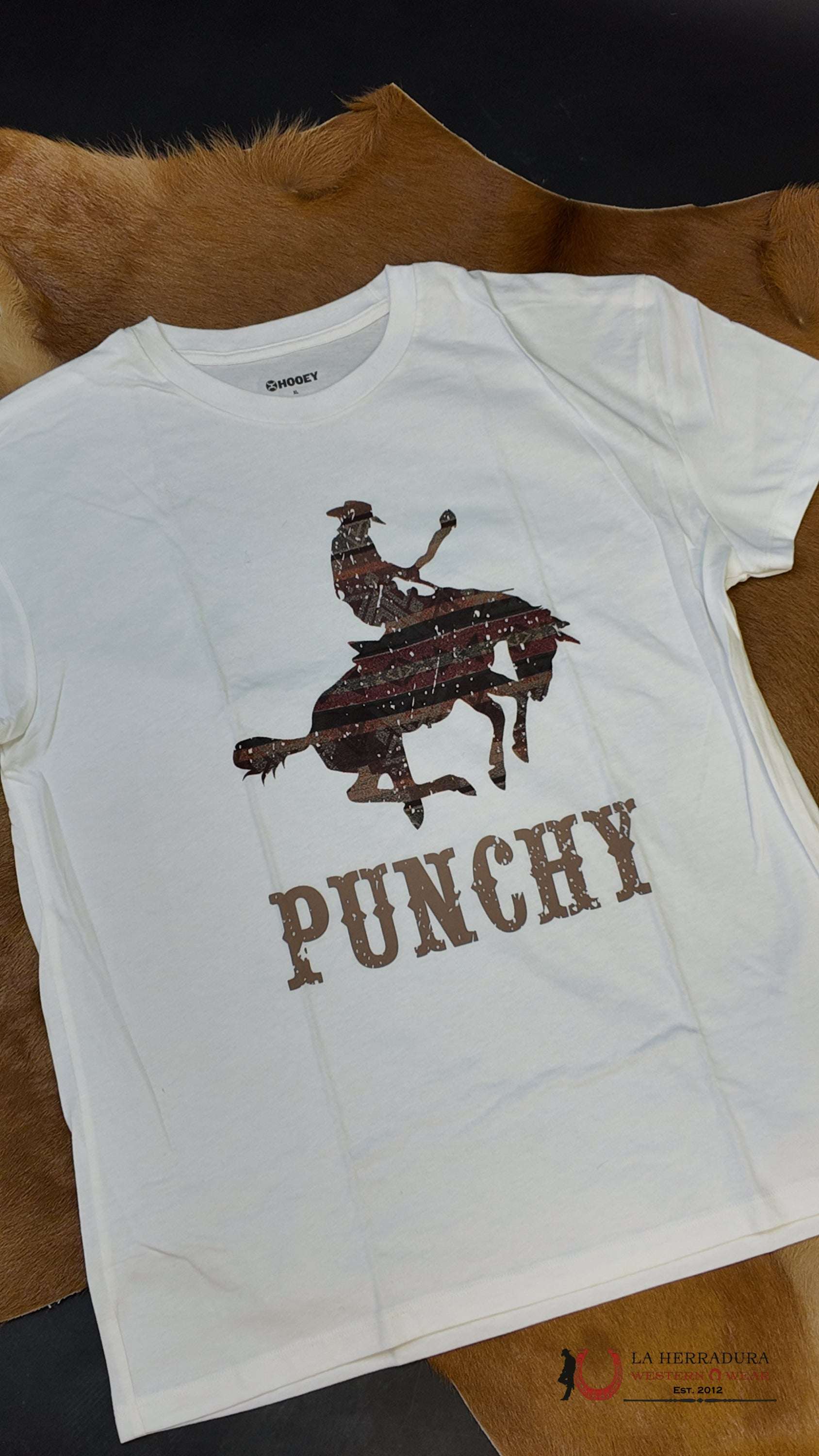 HOOEY WOMEN BRONC LADIES CREAM PT164CR ROPA MUJERES