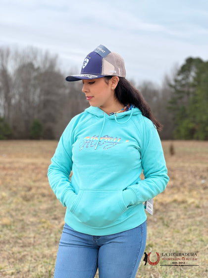 HOOEY LADIES TEAL HOODY CARICO-HH1198TL