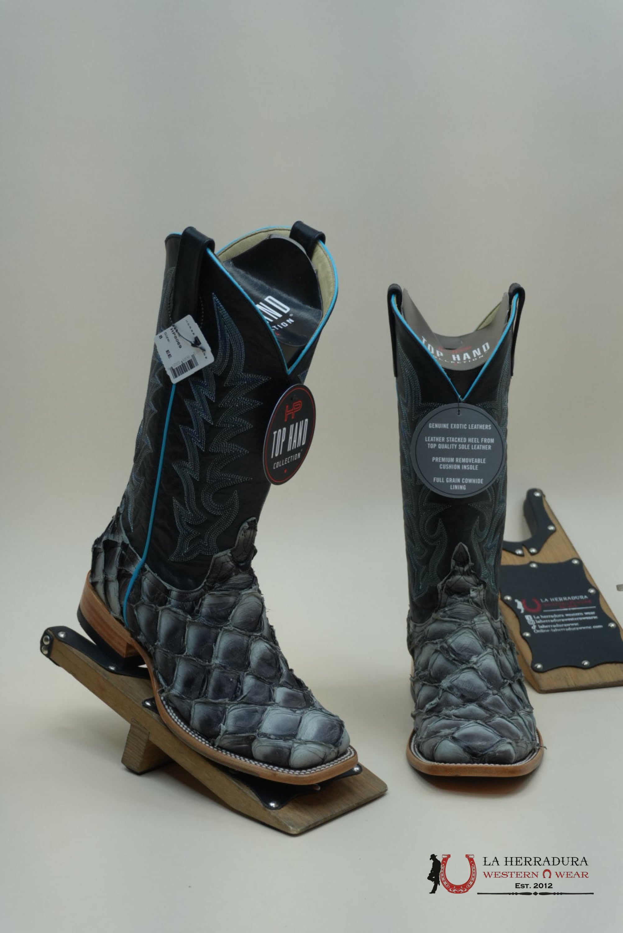 Horse Power Macking Bird Big Bass Black Explosion Fish Botas Hombres