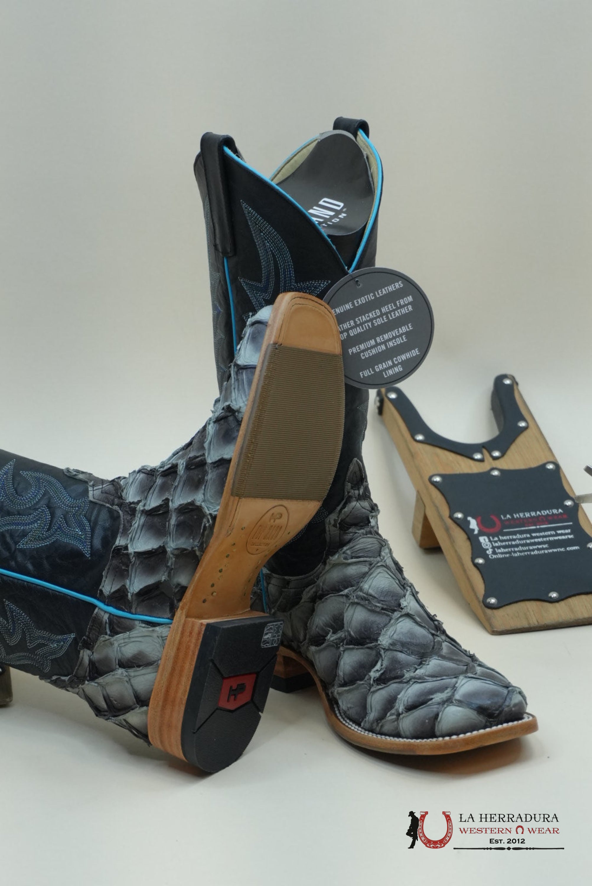 Horse Power Macking Bird Big Bass Black Explosion Fish Botas Hombres