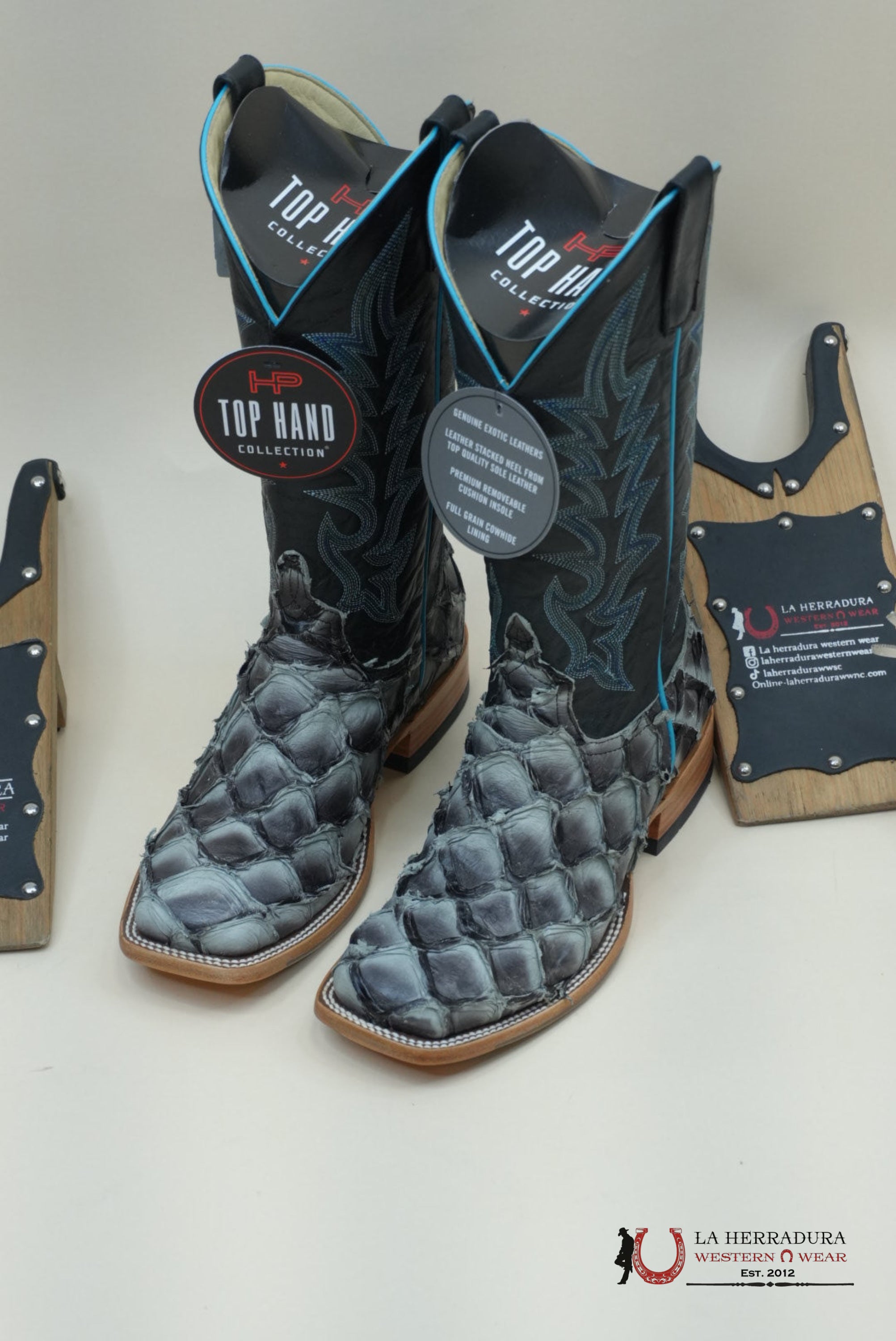 Horse Power Macking Bird Big Bass Black Explosion Fish Botas Hombres