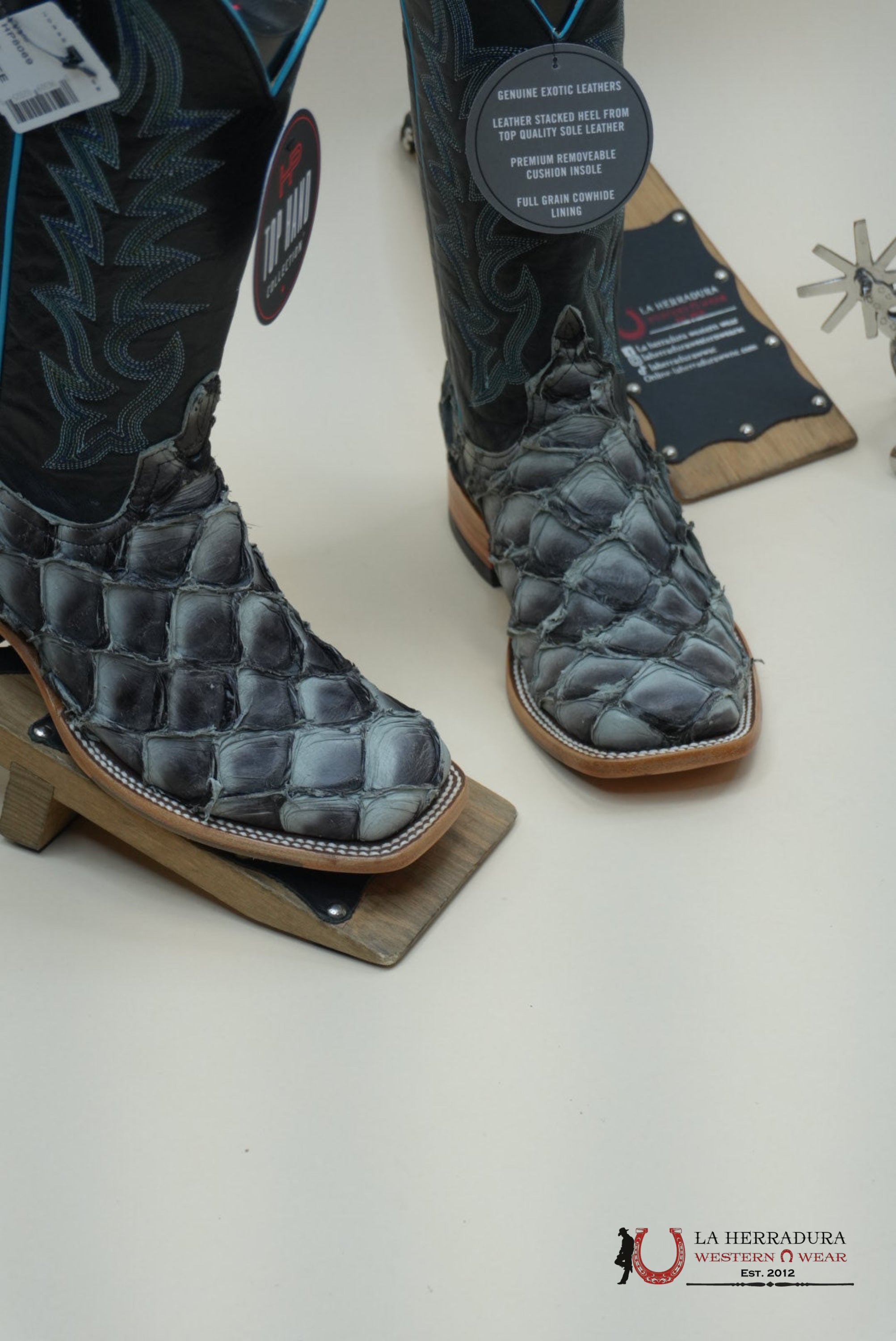 Horse Power Macking Bird Big Bass Black Explosion Fish Botas Hombres