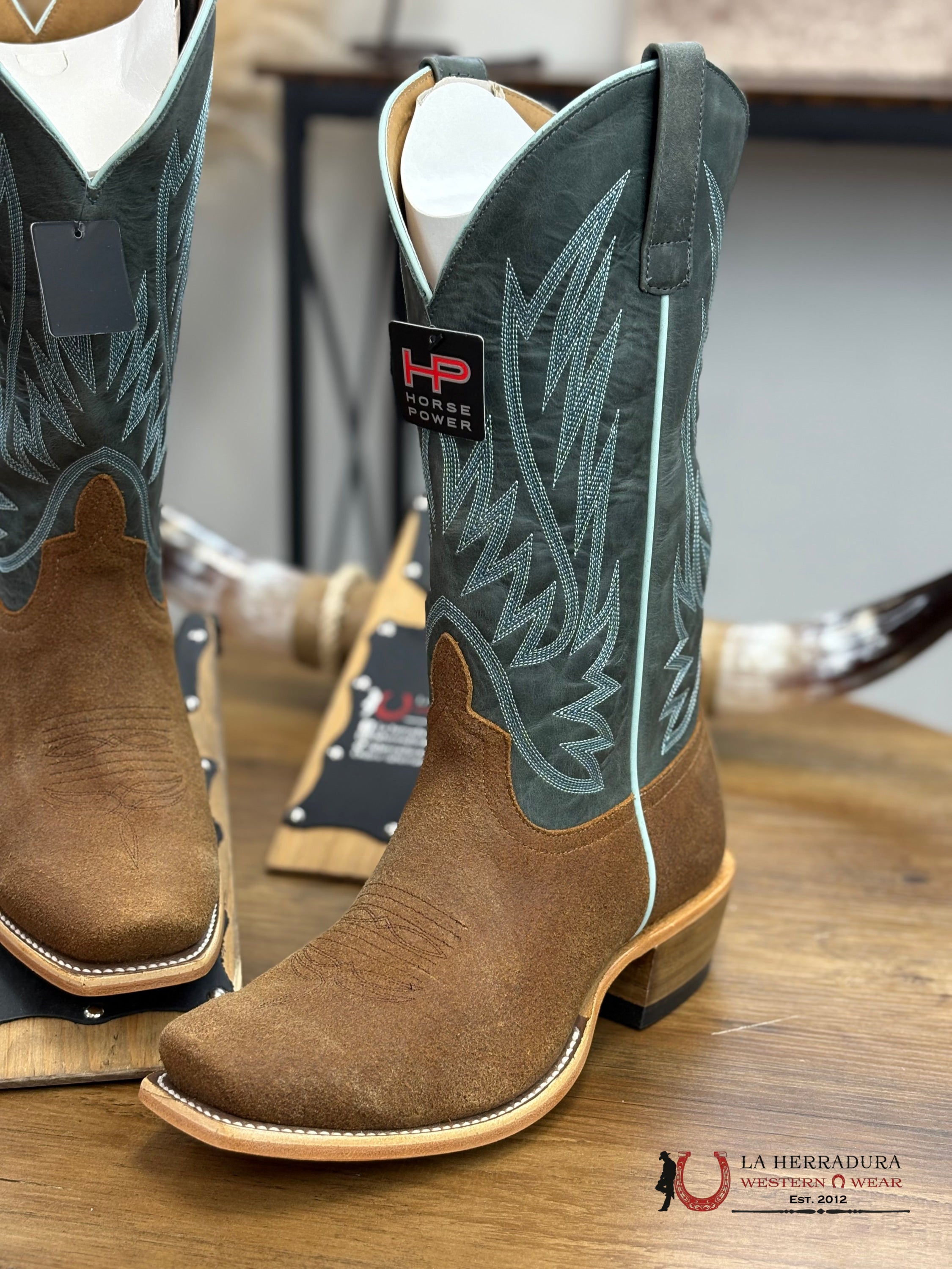 Horse Power Tabaco Old Suede Sierra Emerald - HP9541 BOTAS HOMBRES