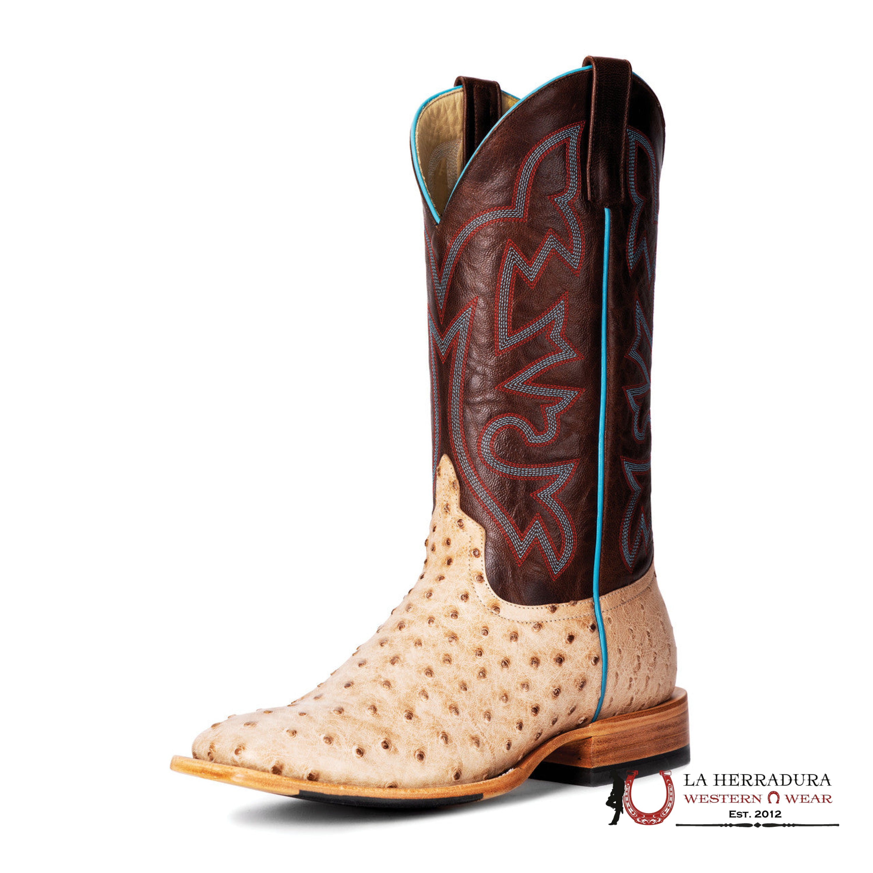 HORSE POWER TAN VINTAGE BRUCIATO FQ OSTRICH BONE EXPLOSION HP8051 BOTAS HOMBRES