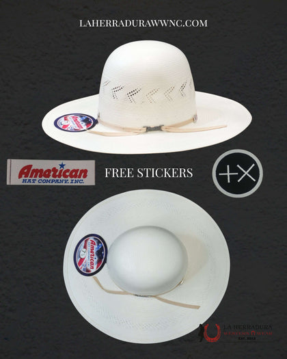 JC4210 AMERICAN HAT OPEN CROWN STRAW HAT STYLE