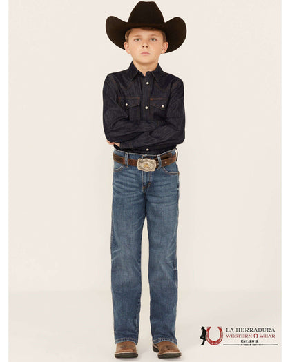 JEANS BOYS WRANGLER  RETRO  RELAXED BOOT RELAXED BOOT 112358329 BRT20
