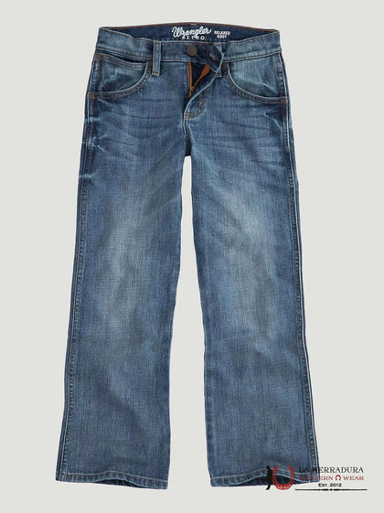 JEANS BOYS WRANGLER  RETRO  RELAXED BOOT washed out 10BRT20GL