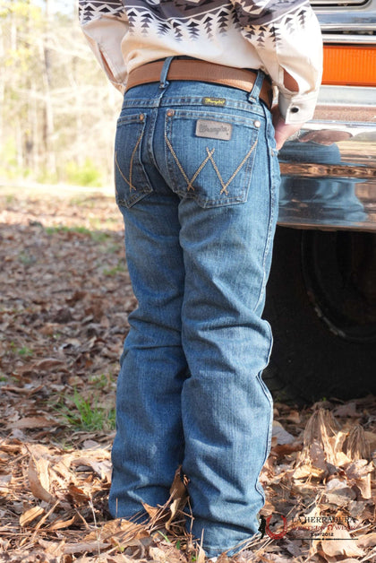 JEANS BOYS WRANGLER  RETRO  RELAXED STRAIGHT PREMIUN DENIM 10BRT30EB