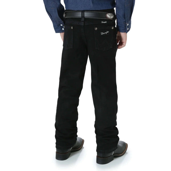 JEANS NIÑO WRANGLER SILVER EDITION CORTE ORIGINAL NEGRO 1013JSEWK