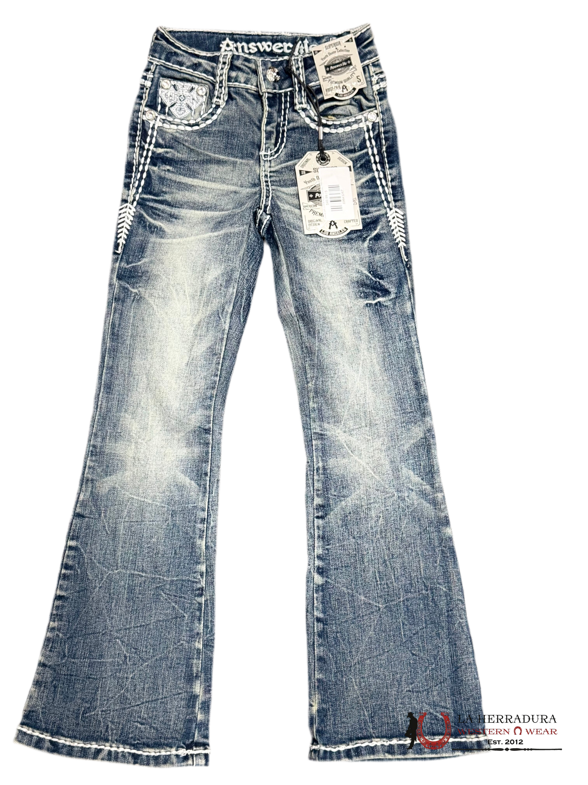 JEANS GIRLS AMERICAN CLASSIC PREMIUM QUALITY YOUTH DENIM COLLECTION A1097-PB-K NIÑOS