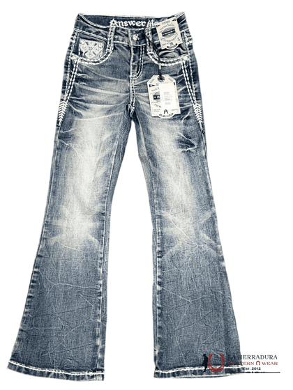 JEANS GIRLS AMERICAN CLASSIC PREMIUM QUALITY YOUTH DENIM COLLECTION A1097-PB-K