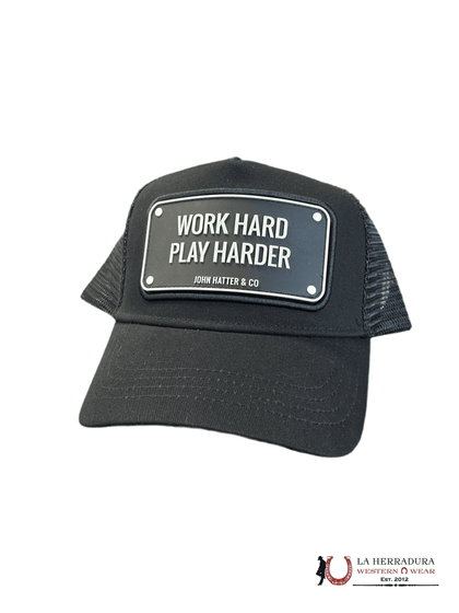 JOHN HATTER & CO WORK HARD PLAY HARDER