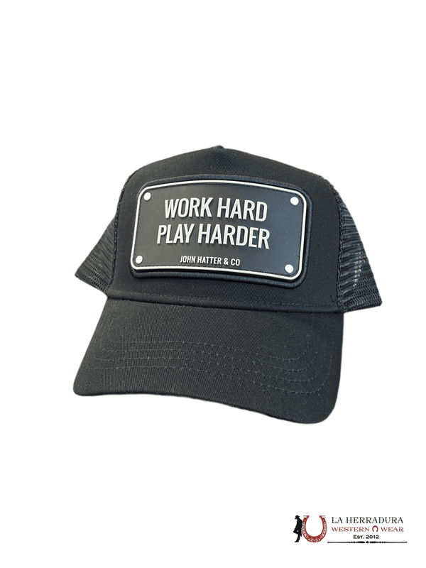 JOHN HATTER & CO WORK HARD PLAY HARDER