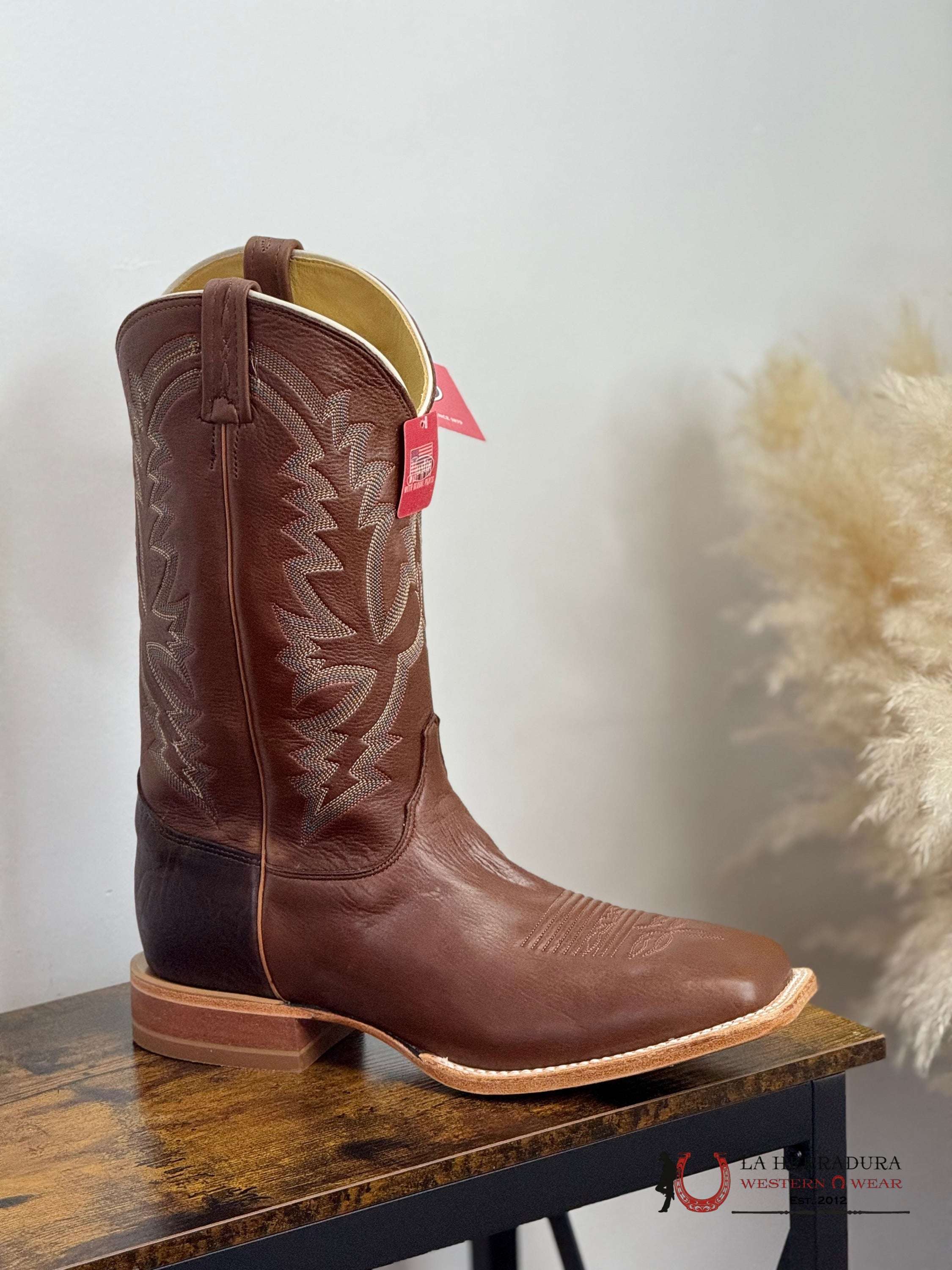 JUSTIN BOSTON CHOCOLATE DEER #CX1332 BOTAS HOMBRES