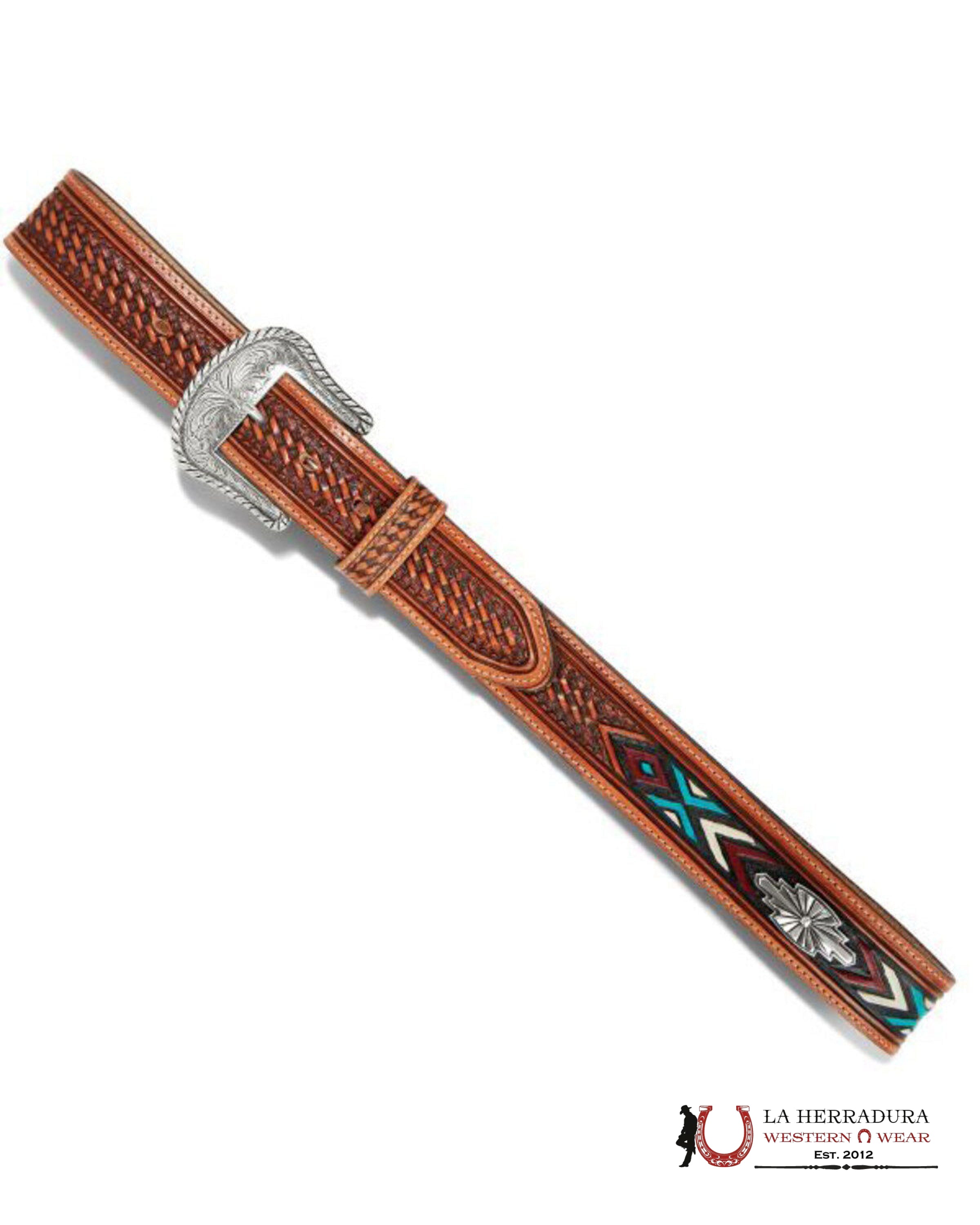 JUSTIN MENS BELT SUNRISE- C14134 CINTURONES HOMBRES