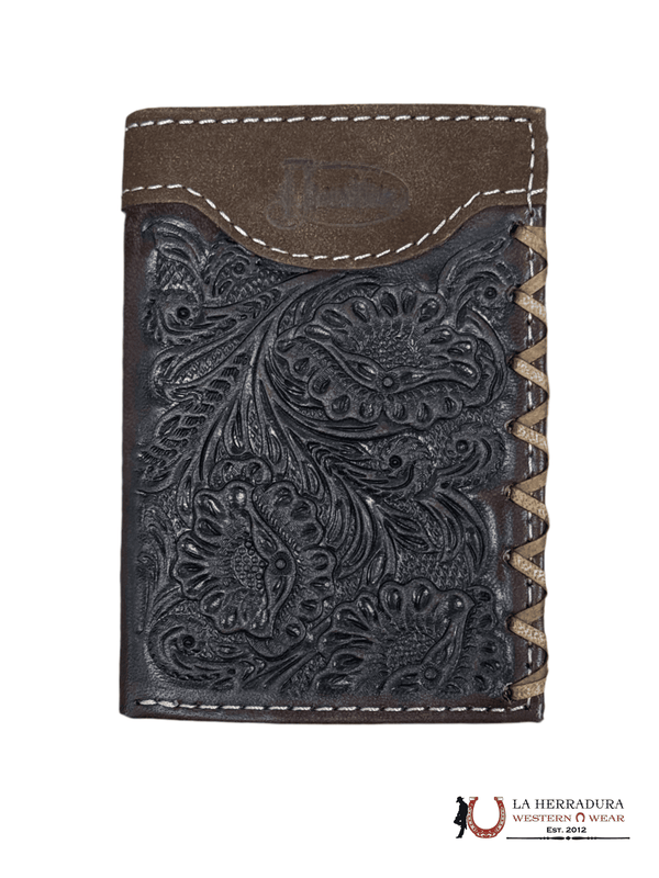 CARTERA TRIPLE DE JUSTIN MARRÓN OSCURO 24010765W7
