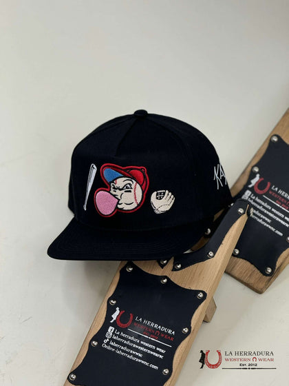 KAS JUGADOR DE BÉISBOL GORRA NEGRA