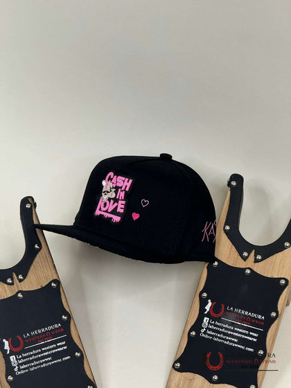 KAS PINK CASH IN LOVE BLACK CAP