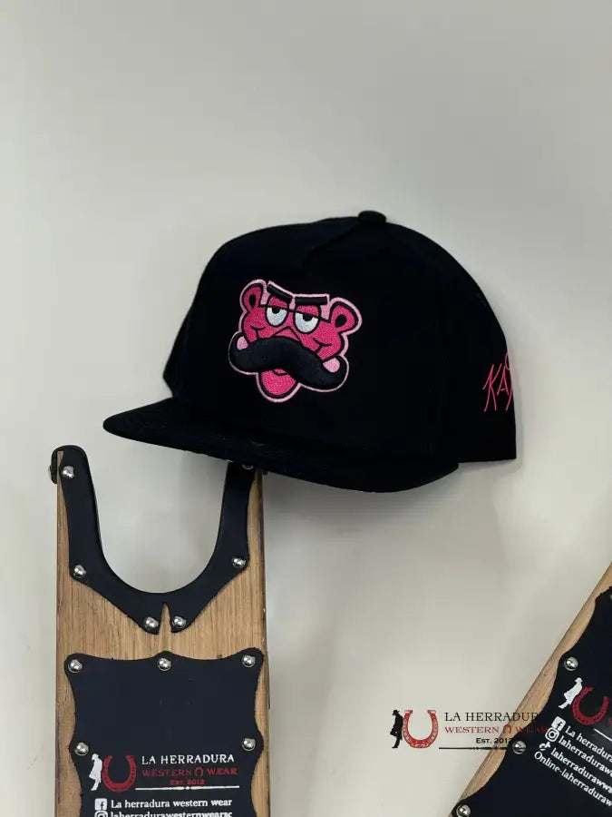 Kas Pink Panther Black Cap Caps Mens Gorras Hombres