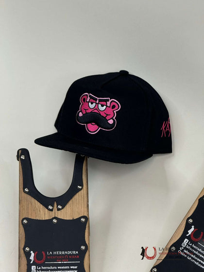 KAS PINK PANTHER BLACK CAP