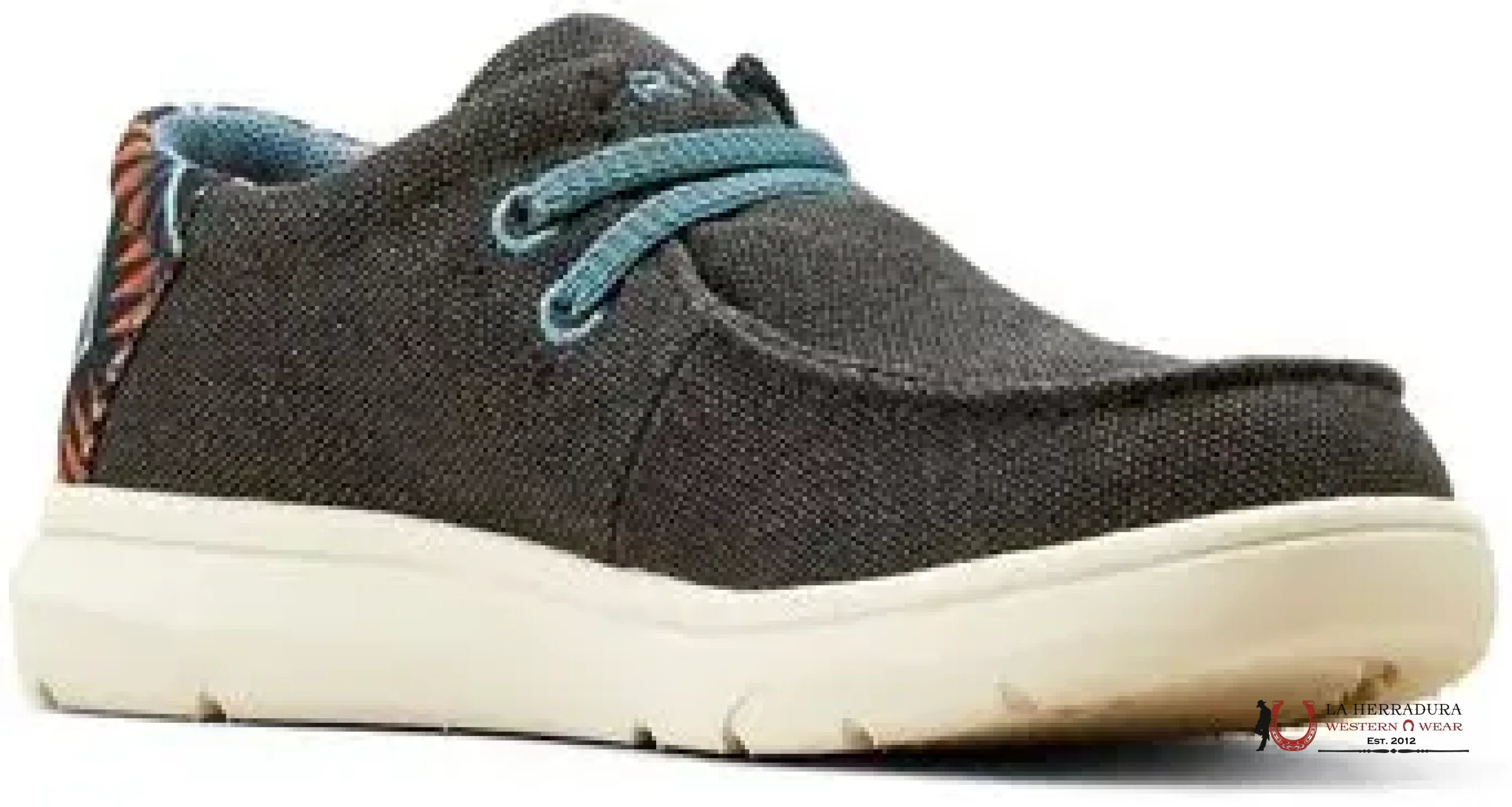 KIDS ARIAT HILO HEATHER GREY BLUE TAOS 0864