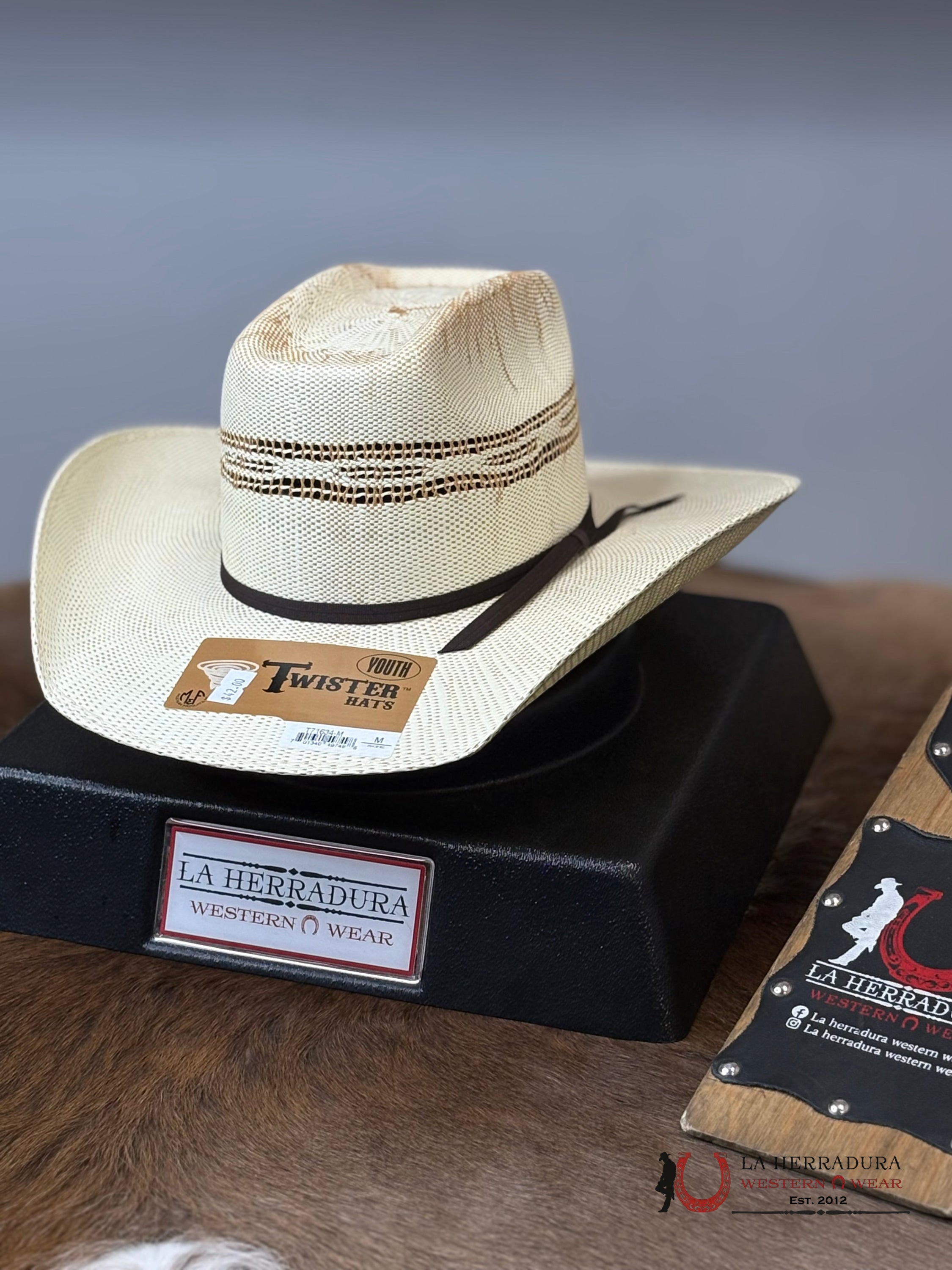 (Copy) KIDS TWISTER Straw Hat Style - T71634-M NIÑOS