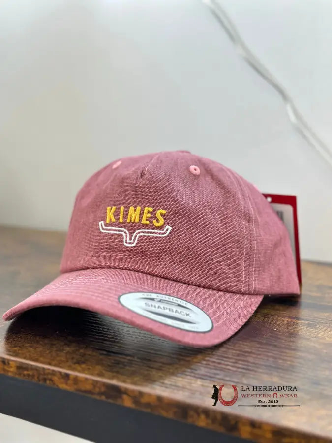 Kimes Mini Hux Brick Red Cap Caps Mens Gorras Hombres