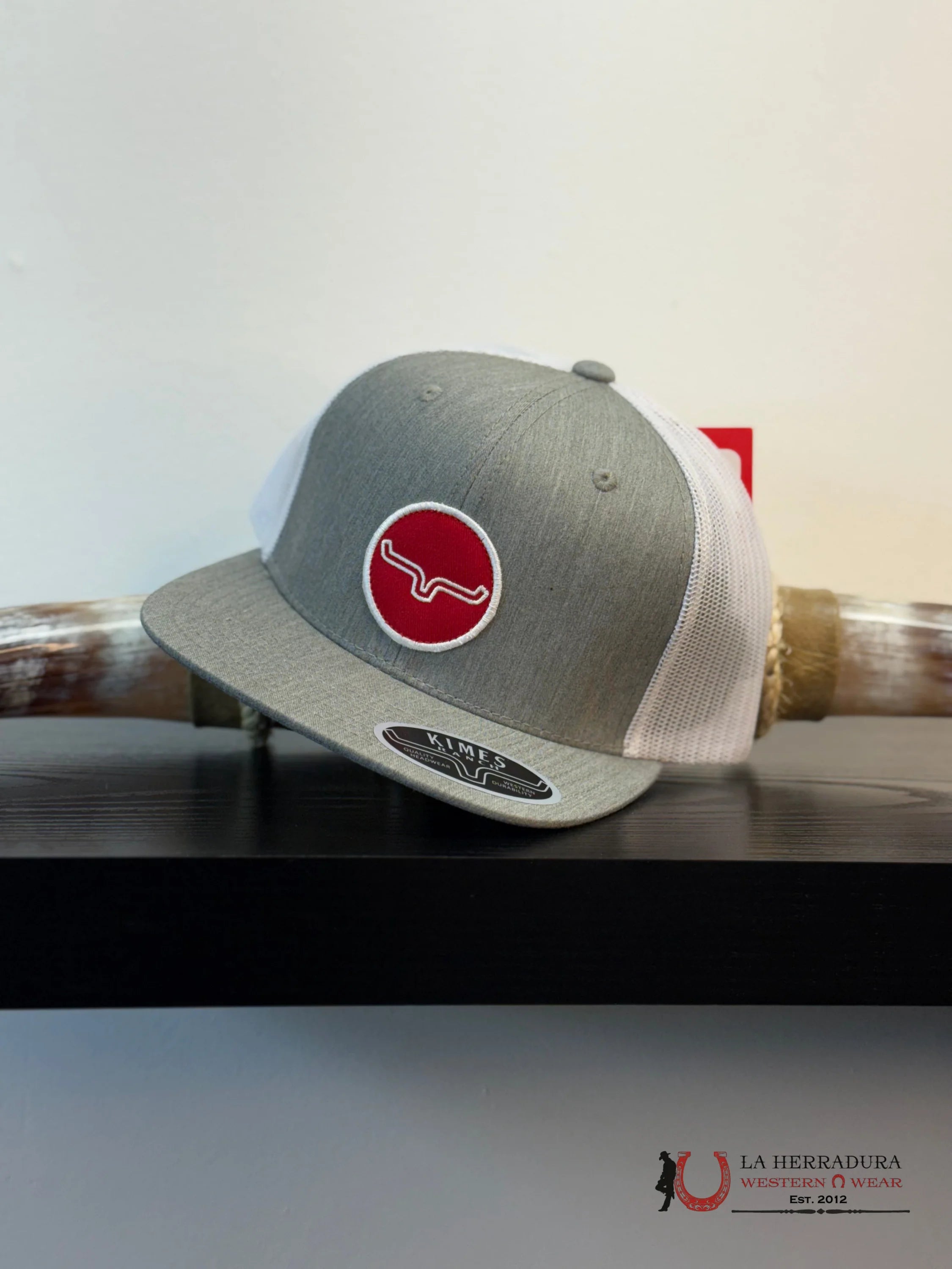 KIMES RANCH CAP BULLSEYE GREY HEATHER CAPS MENS GORRAS HOMBRES