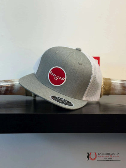 KIMES RANCH CAP BULLSEYE GREY HEATHER