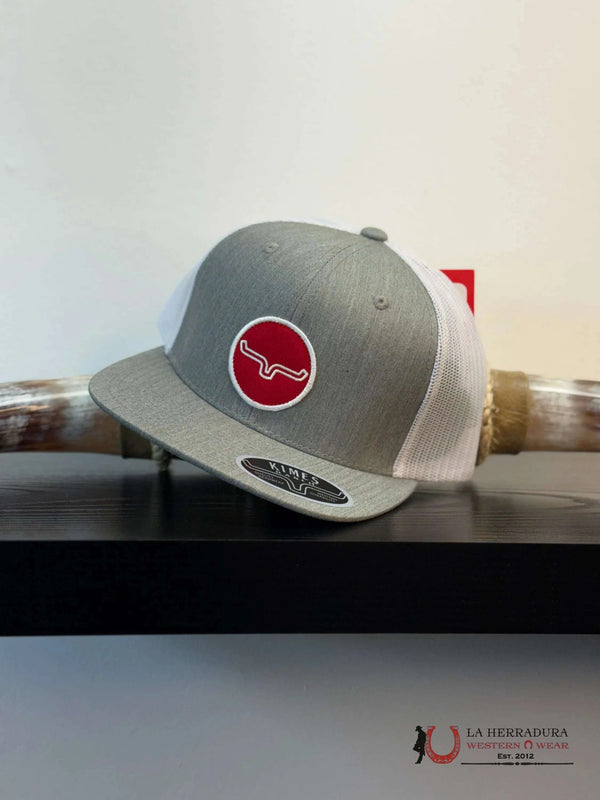 KIMES RANCH CAP BULLSEYE GREY HEATHER