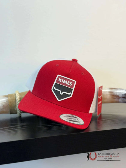 KIMES RANCH CAP  WEDGE TRUCKER RED