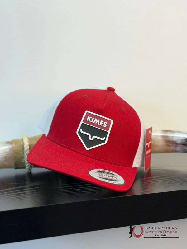 KIMES RANCH CAP  WEDGE TRUCKER RED