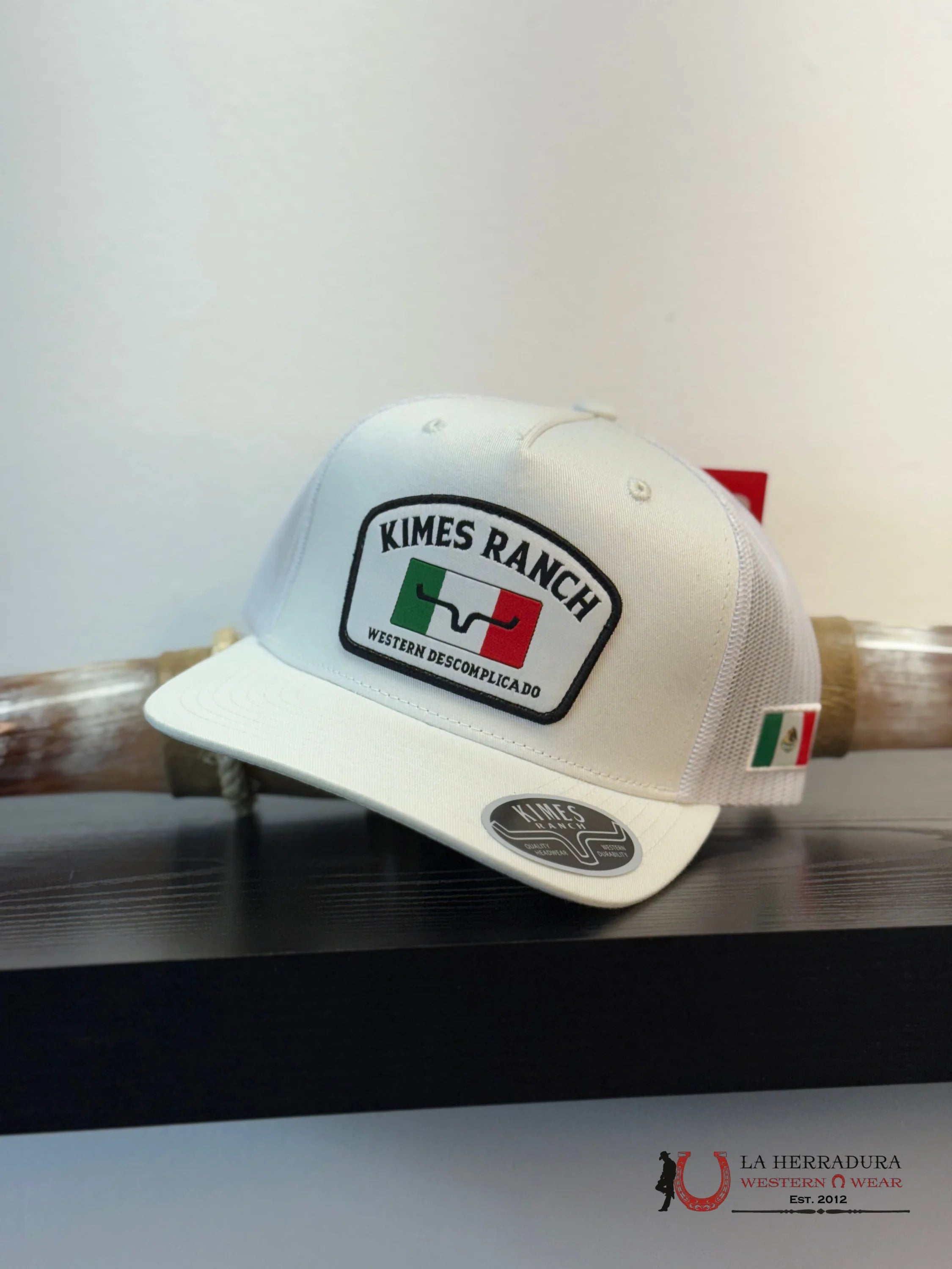 KIMES RANCH CAP WHITE WITH MEXICO CAPS MENS GORRAS HOMBRES