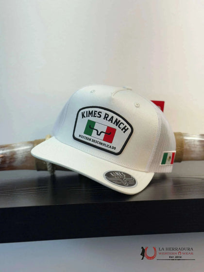 KIMES RANCH CAP WHITE WITH MEXICO