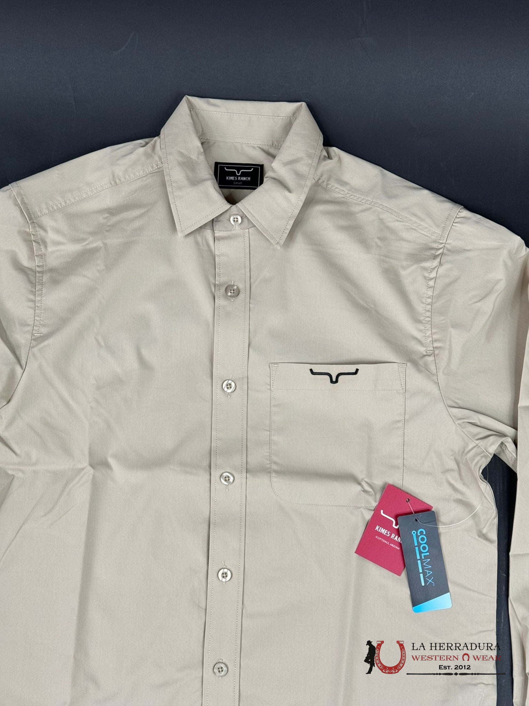 Kimes Ranch Linville Long Sleeve Khaki Ropa Hombres