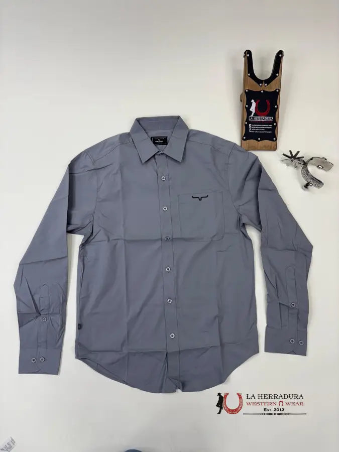 Kimes Ranch Long Sleeve Team Grey Ropa Hombres