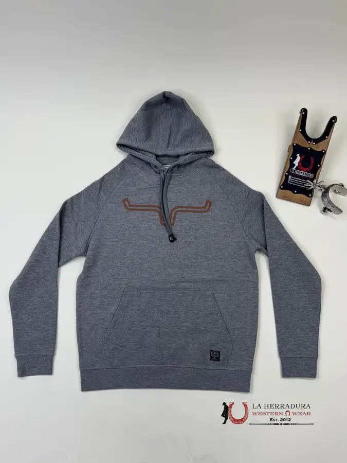 Kimes Ranch Outlier Hoodie Grey Heather Ropa Hombres