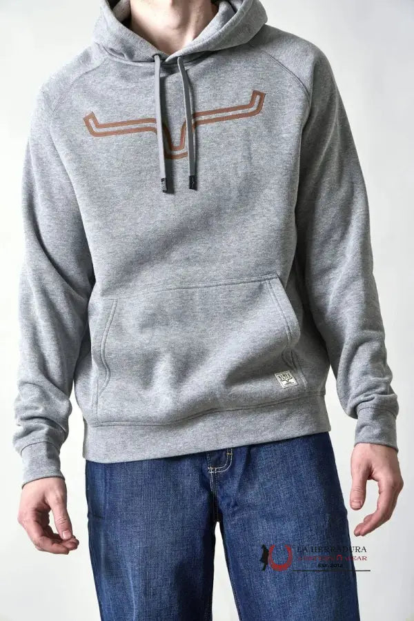 Kimes Ranch Outlier Hoodie Grey Heather Ropa Hombres