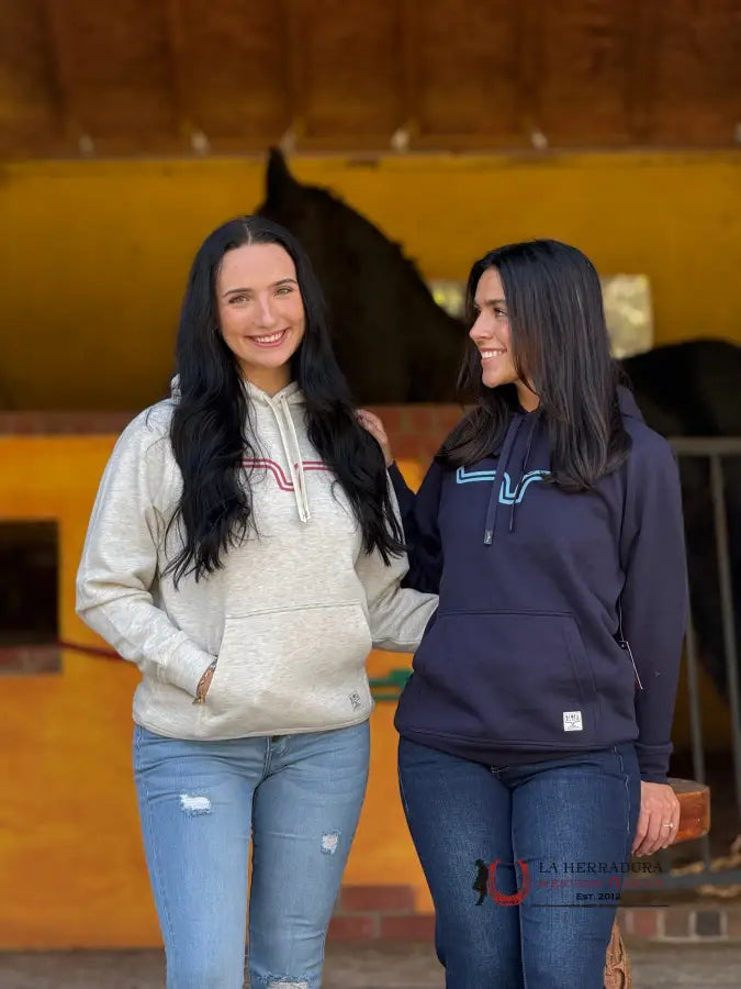 Kimes Ranch Outlier Navy Hoodie Ladies Ropa Mujeres