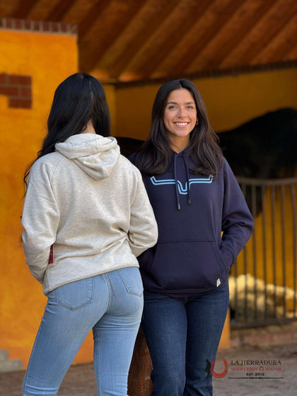 KIMES RANCH OUTLIER NAVY HOODIE LADIES
