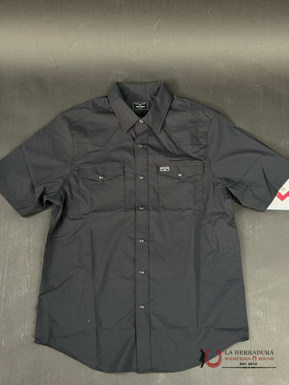 KIMES RANCH SHORT SLEEVE BLACK SNAPo