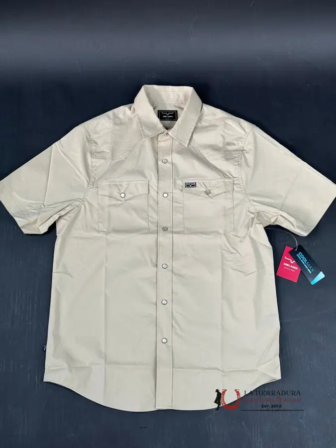 Kimes Ranch Short Sleeve Light Khaki Snap Ropa Hombres