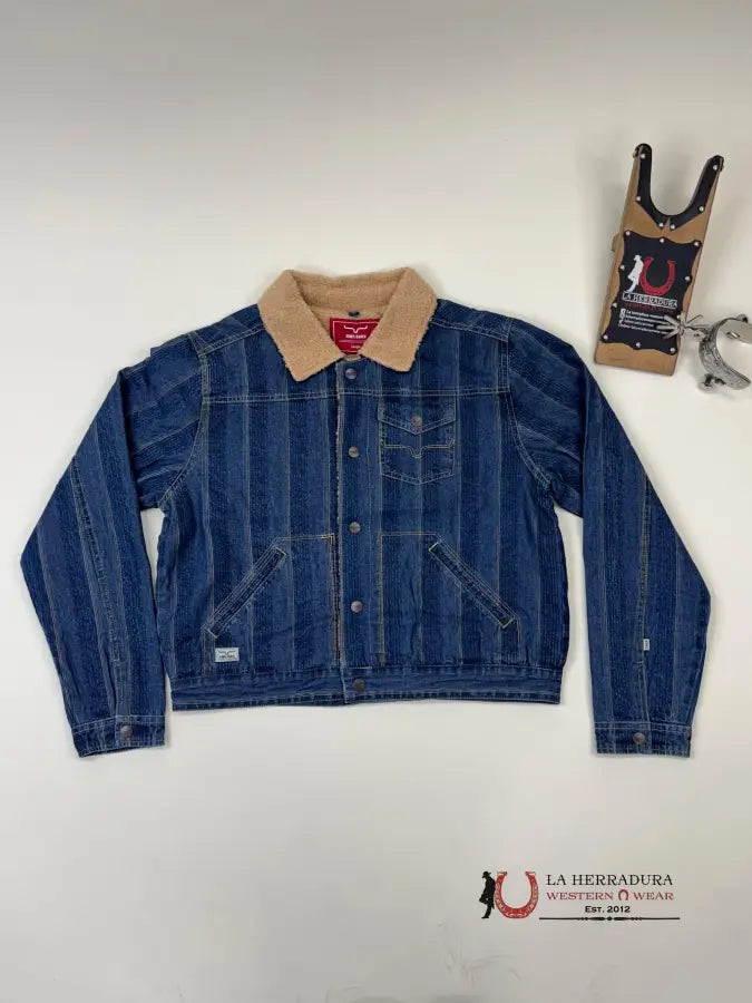 Kimes Ranch Vaquera Trucker Stripe Denim Ropa Mujeres