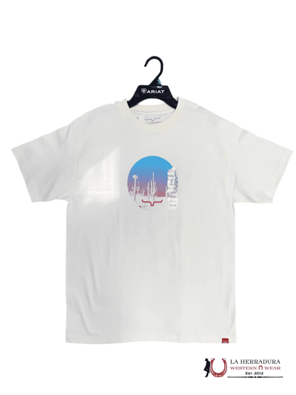 KIMS WOMEN T-SHIRT COLOR FULL CIRCLE DESIRT CREAM