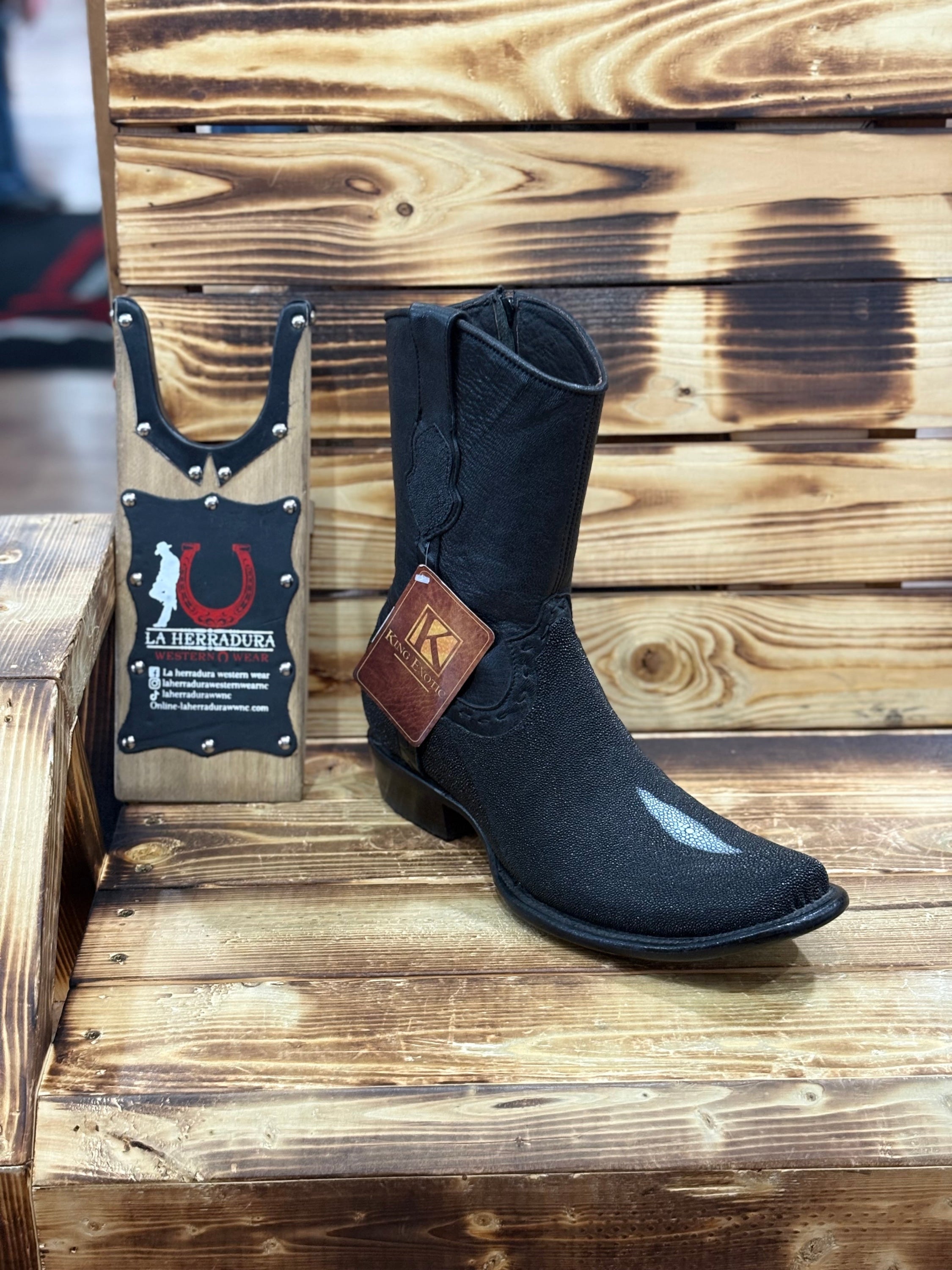 KING EXOTIC MENS MANTARRAYA SHORT BOOT BOTAS HOMBRES