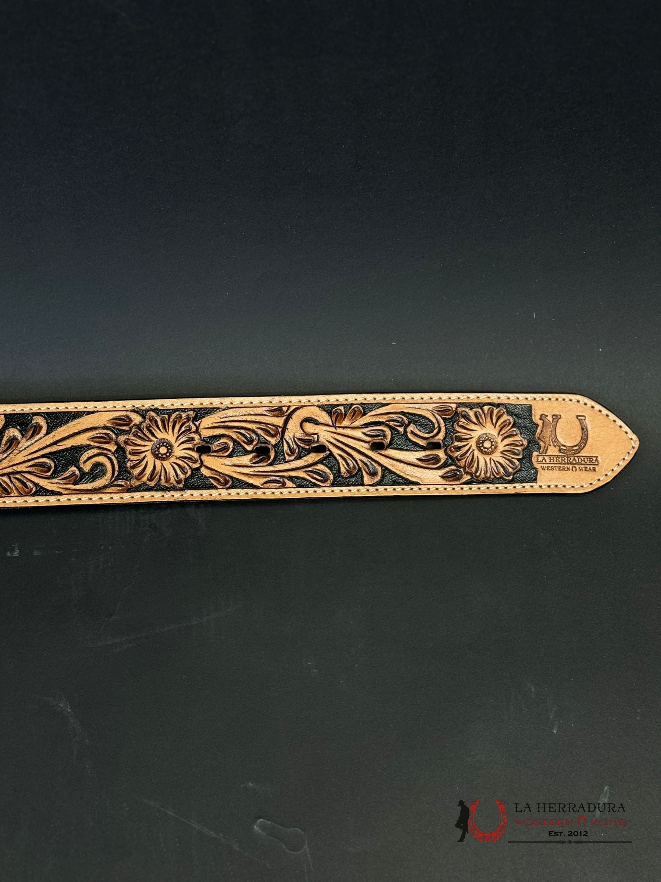 La Herradura Aztec Beaded 2 In Belt Only Cinturones Hombres