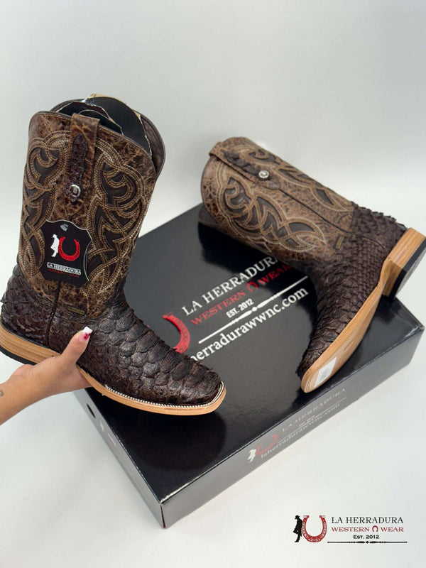 LA HERRADURA MEN EST. MEGA CLONE GLOSSY COFFEE PYTHON